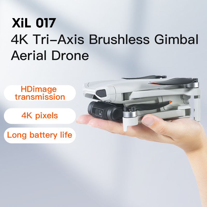 Drone Gimbal - Professionelle 017S Drohne mit 4KHD-Kamera, Nachtmodus,